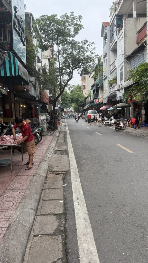 ベトナムの路地。